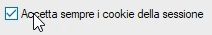 Cookie di sessione Internet Explorer
