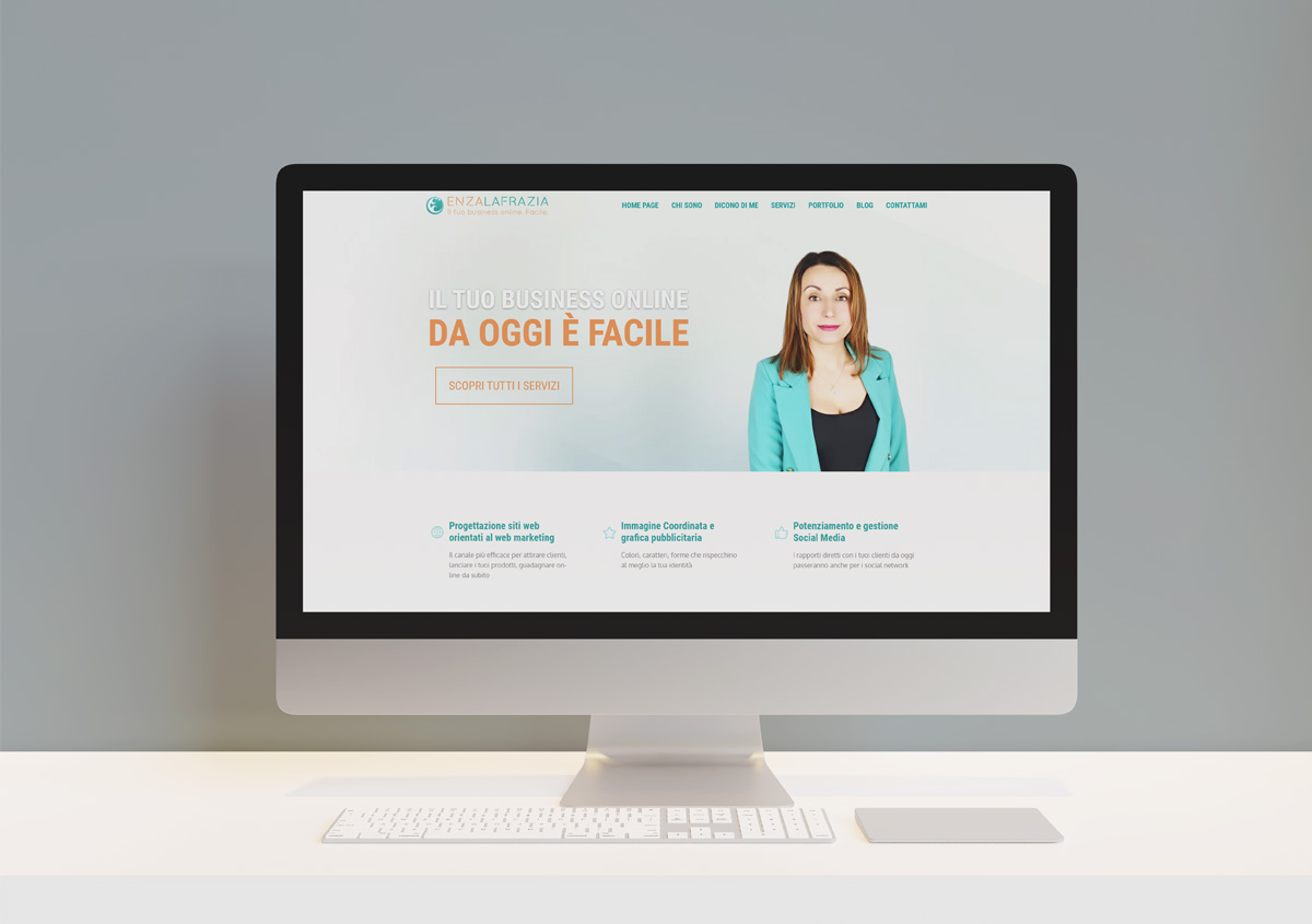 Enzalafrazia.it Restyling sito web