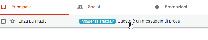 Etichetta email gmail