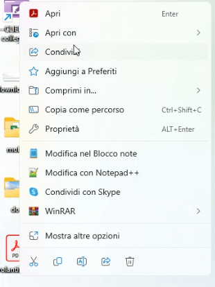 Condividi file con Windows