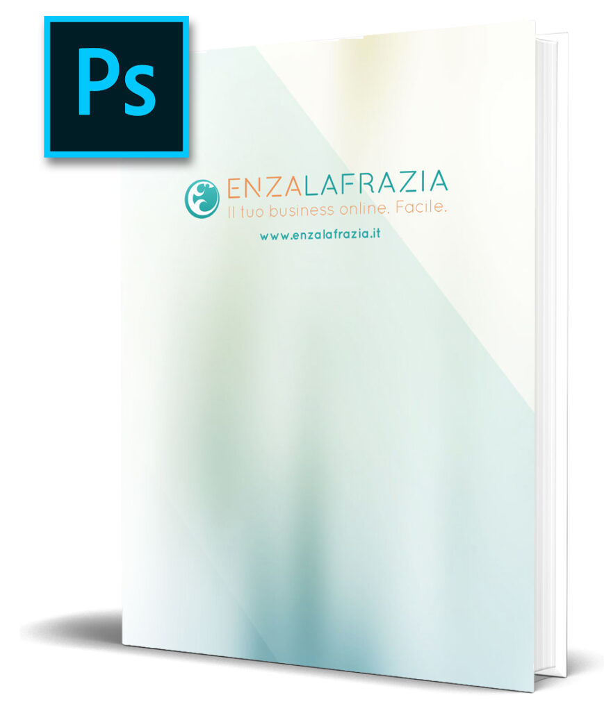 Template ecover 3D ebook Photoshop